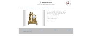 A L HEURE DE 1900