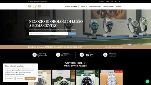 Dei Greci Orologi – Roma Centro